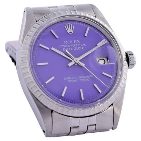 fake rolex purple dial|Rolex oyster perpetual purple.